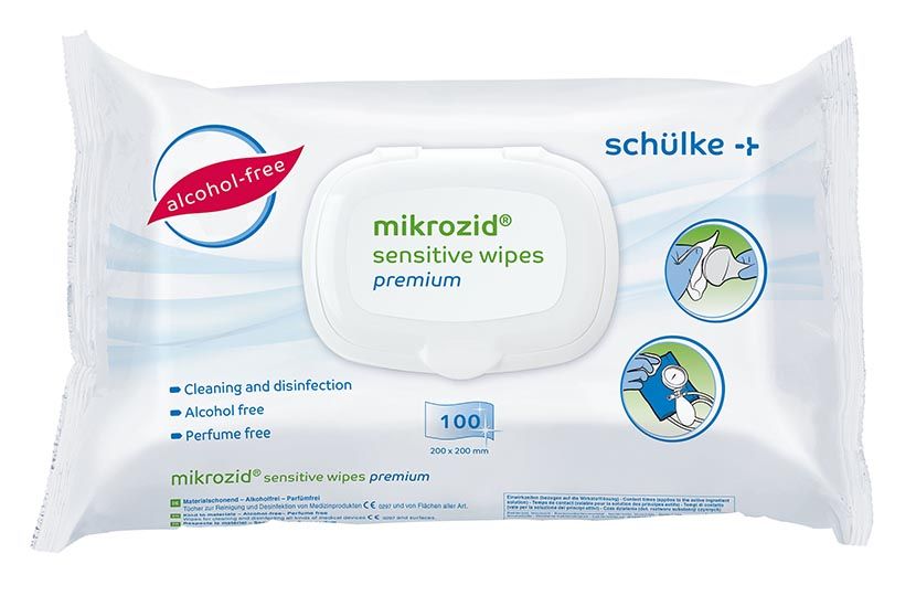 slide image mikrozid® sensitive wipes premium